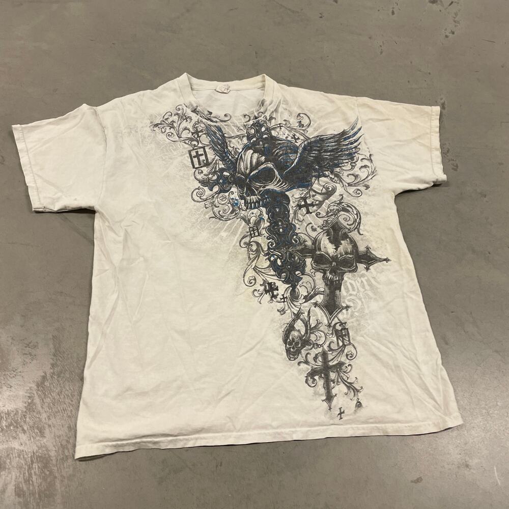 Vintage Y2K affliction style t-shirt